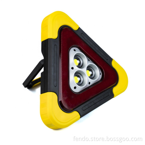Triangle Light COB: USB Foldable Solar Emergency Work Light